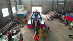 Testing for YSECSD200  8 inch electric hydraulic cutter suction dredger in workshop