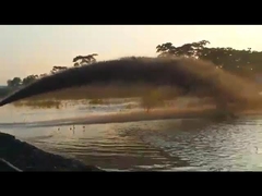 YSCSD350  solid capacity 360 cbm/h  hydraulic cutter suction dredger in working--Yongsheng Dredger