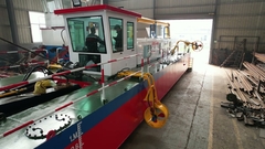 Testing in workshop for YSECSD200  8 inch electric hydraulic cutter suction dredger in workshop