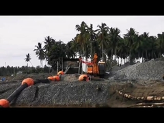 YSCSD400 cutter suction dredger in working for sand dredging
